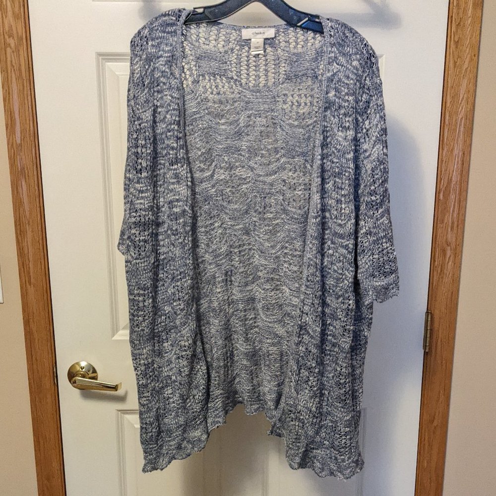 CJ Banks Crochet Cardigan